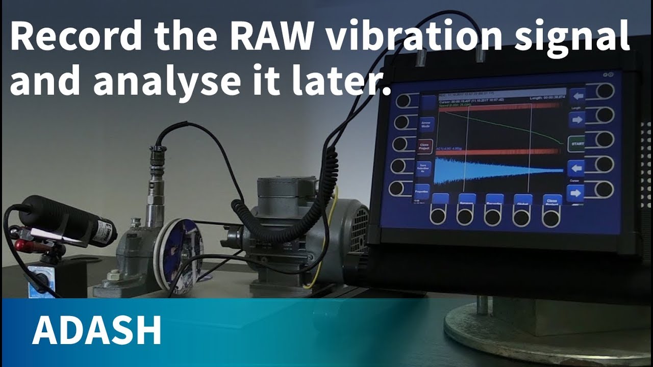 A4400-VA4Pro Vibration analyzer - How to analyze the signal record