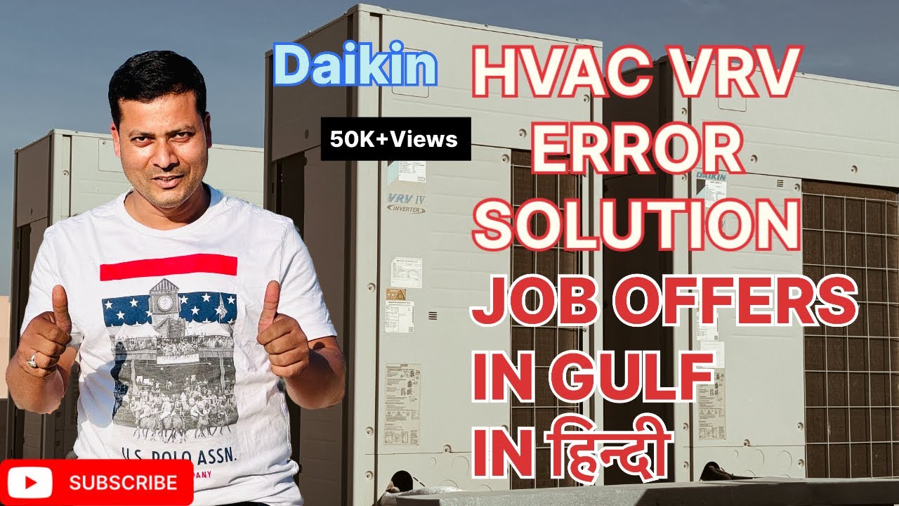 vrv air conditioning system | hvac training videos troubleshooting |  daikin vrv error code