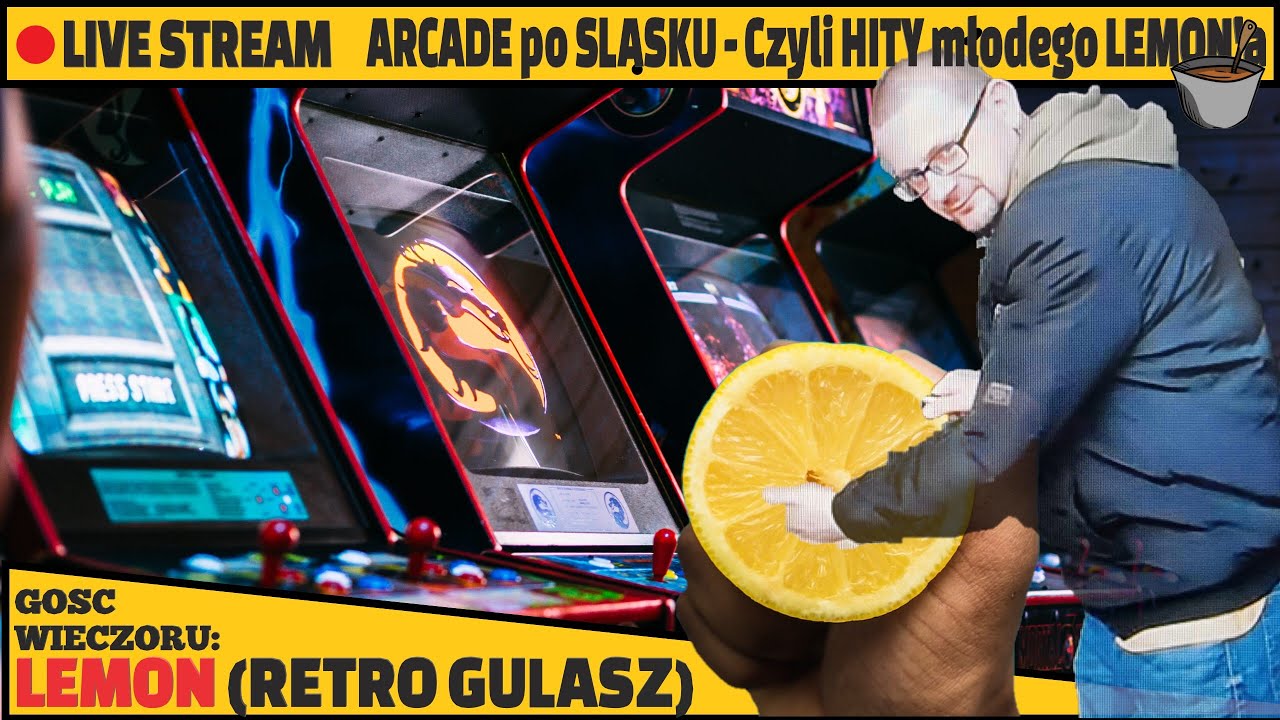 LIVE - ARCADE po Sl&aacute;sku - Gosc wieczoru LEMON (Retro Gulasz) @RetroGulasz