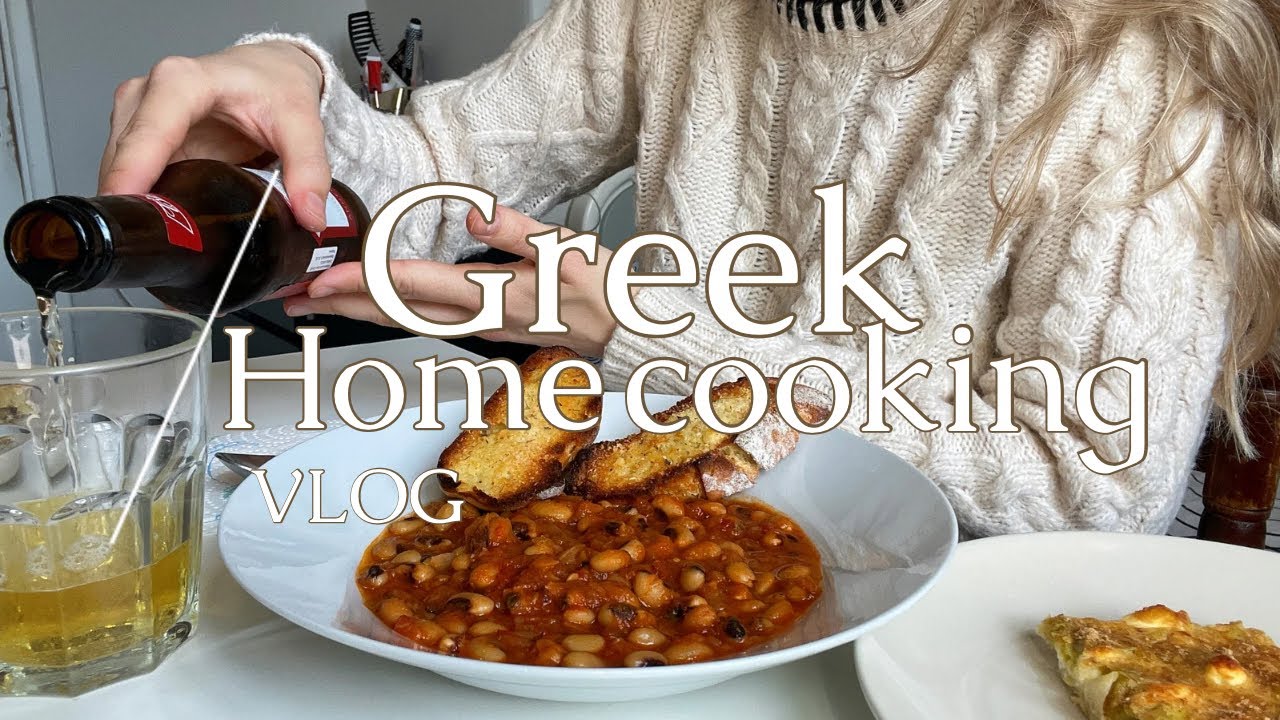 IKEA floral lamp DIY,Traditional Greek Leek Pie,Black Eyed Beans stew in Rich tomato sauce |VLOG|