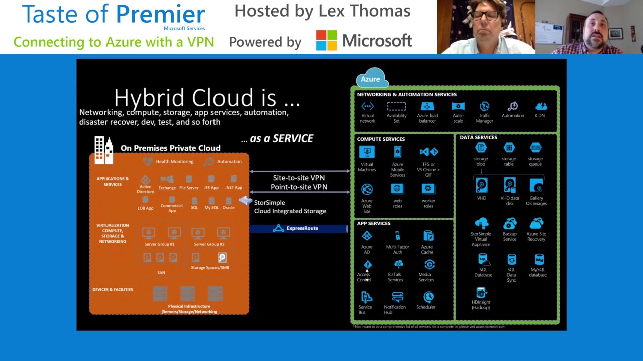 Connecting to Azure with a VPN