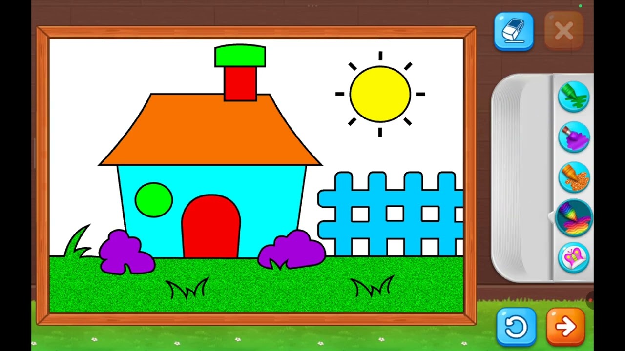 Coloring a House 🏠☀️ | Learn Colors for Kids | Preschool Learning | Tiny Color Tales