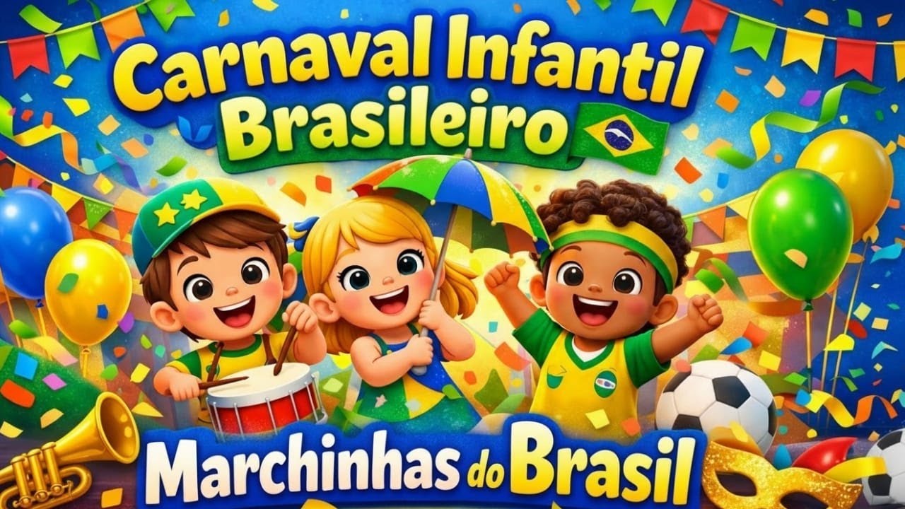 🎭Frevinho de Carnaval na escolinha 🎭 | Marchinhas para Crianças 0 a 8 anos 🎭 | Brasileiro 2026 🎭Br