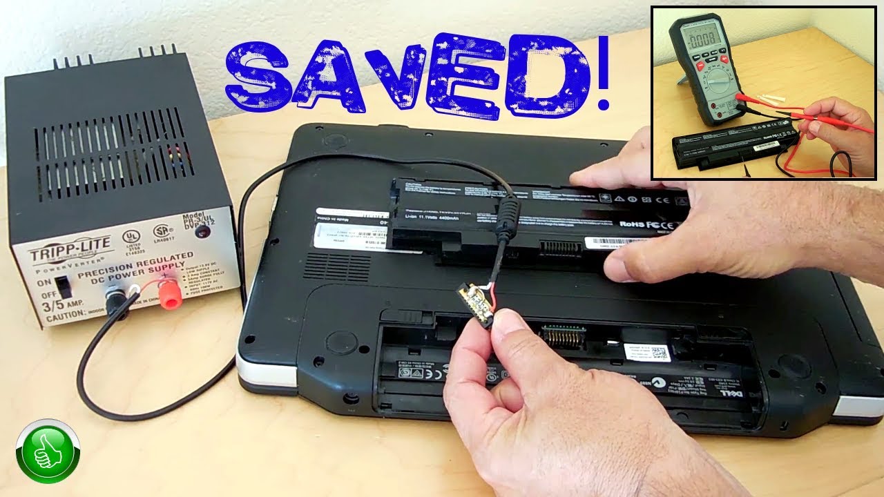Fried Dell Laptop Power Supply Workaround