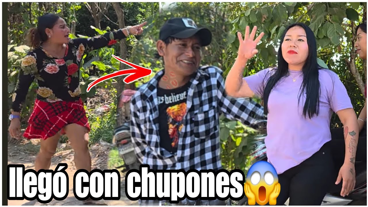 Chentia se puso como loka al ver a Trucha llegar lleno de chupones🤬