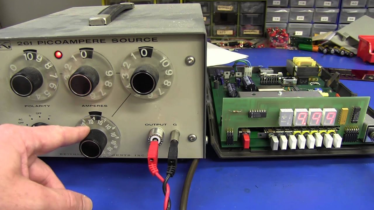 EEVblog #406 - Keithley 480 Picoammeter Teardown & Calibration
