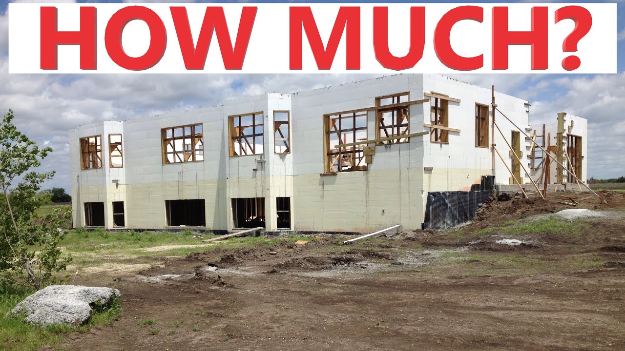 How Much My 6000sf DIY ICF House Cost