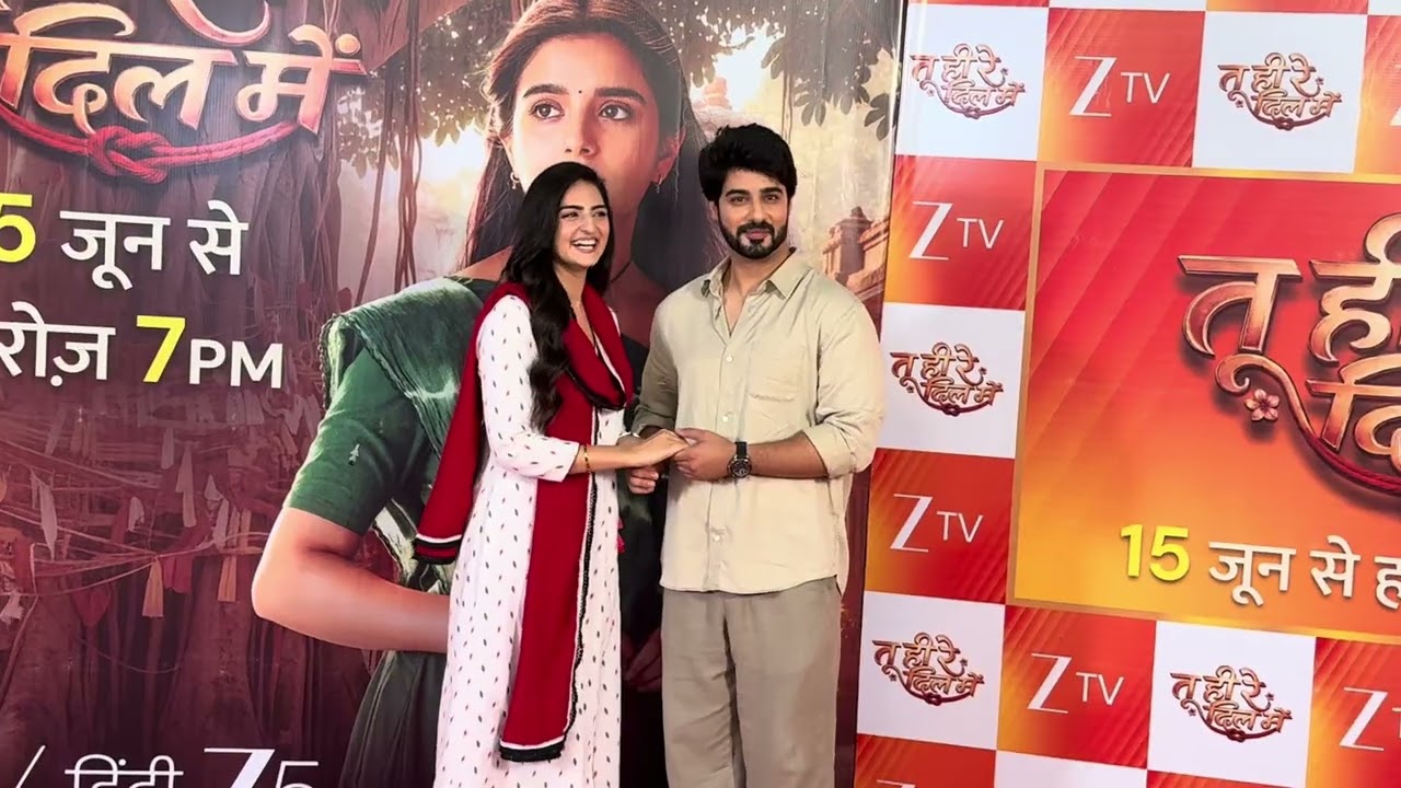 Abrar Qazi & Simran Rawal Spotted Promoting Zee TV's Tu Hi Re Dil Mein ✨ | #viral  Paparazzi Moment