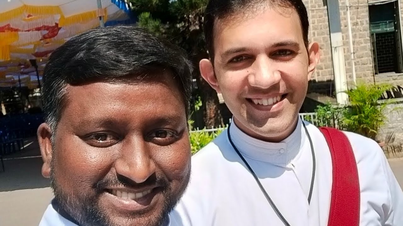 With Fr. Sandeep Menezes CSSR @ Holy Ghost Church,Bangalore - 08 Apr 2023