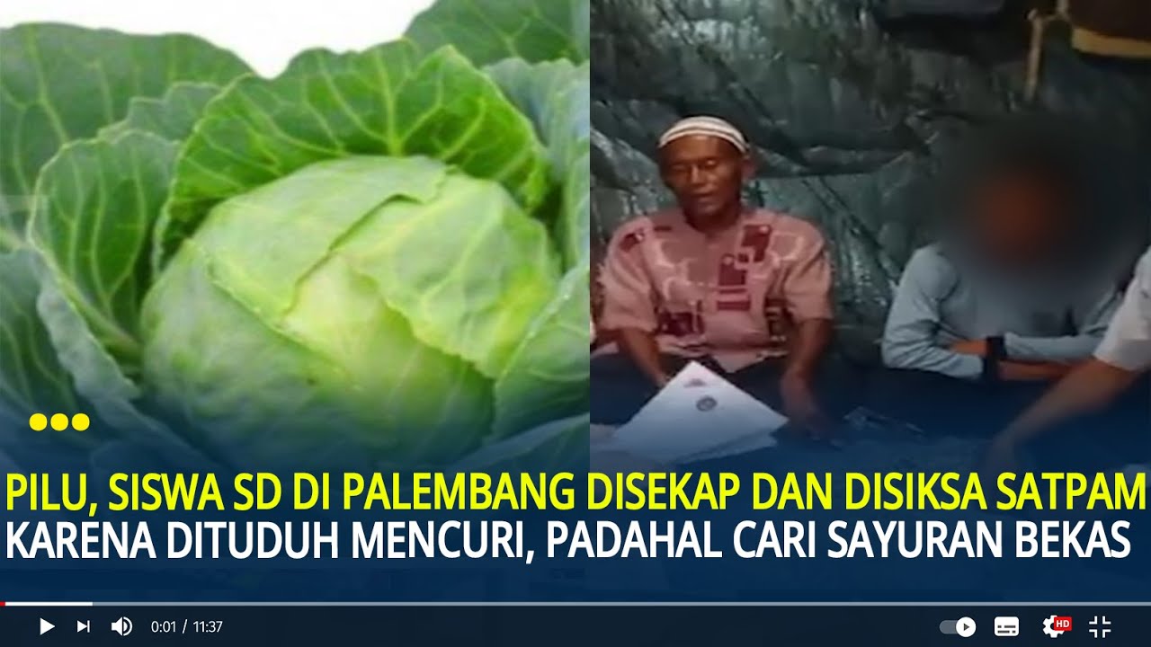 Pilu, Siswa SD di Palembang Disekap oleh Satpam Karena Dituduh Mencuri, Padahal Cari Sayuran Bekas
