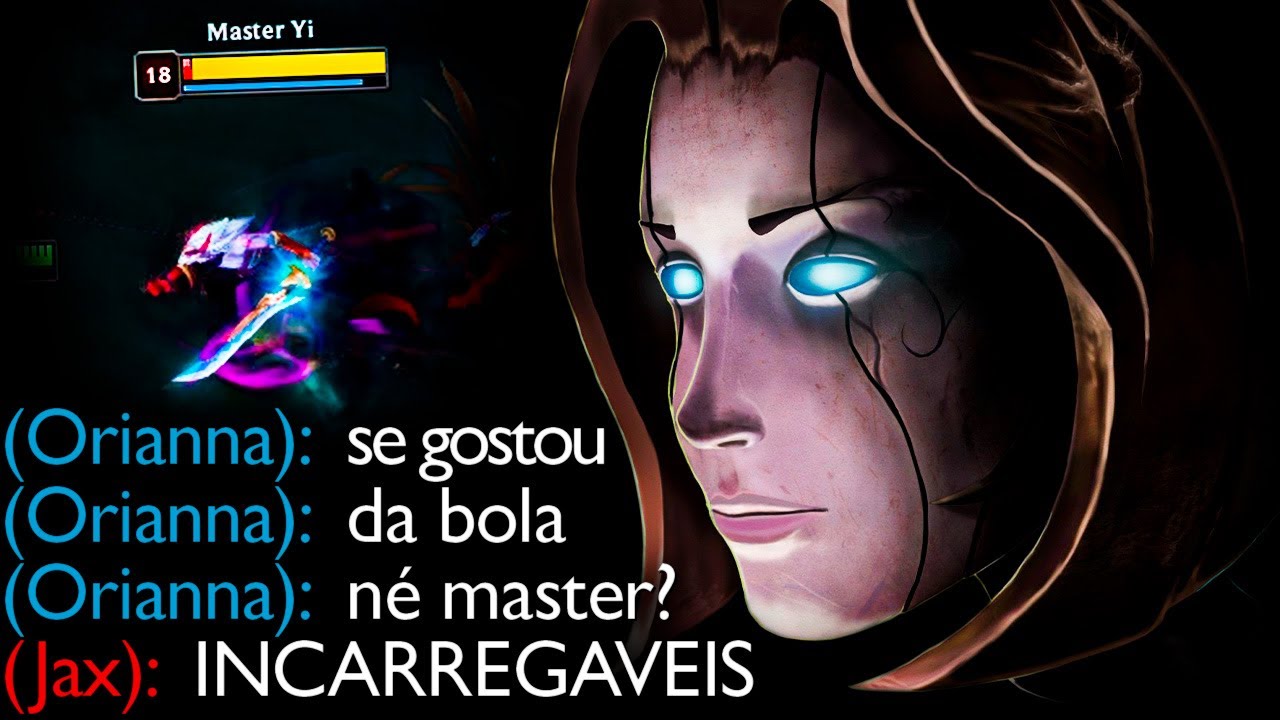 MASTER YI SEGUROU A BOLA DA ORIANNA JUNGLE KKKKKKKKKKKK