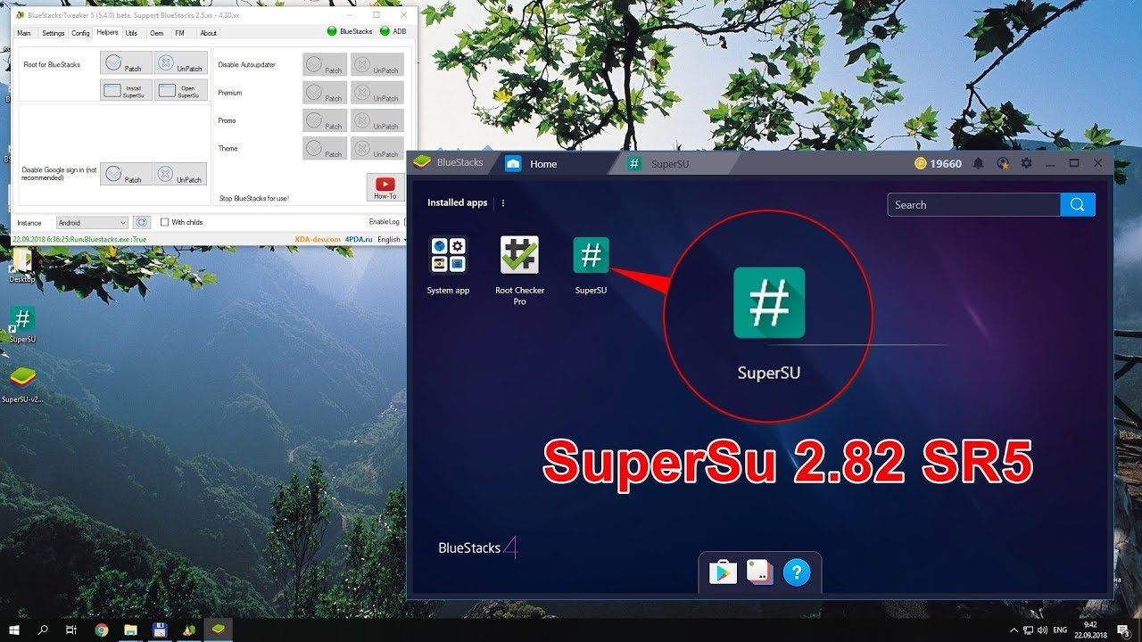 BSTweaker 5. How to Root BlueStacks 4 and install SuperSU 2.82-SR5