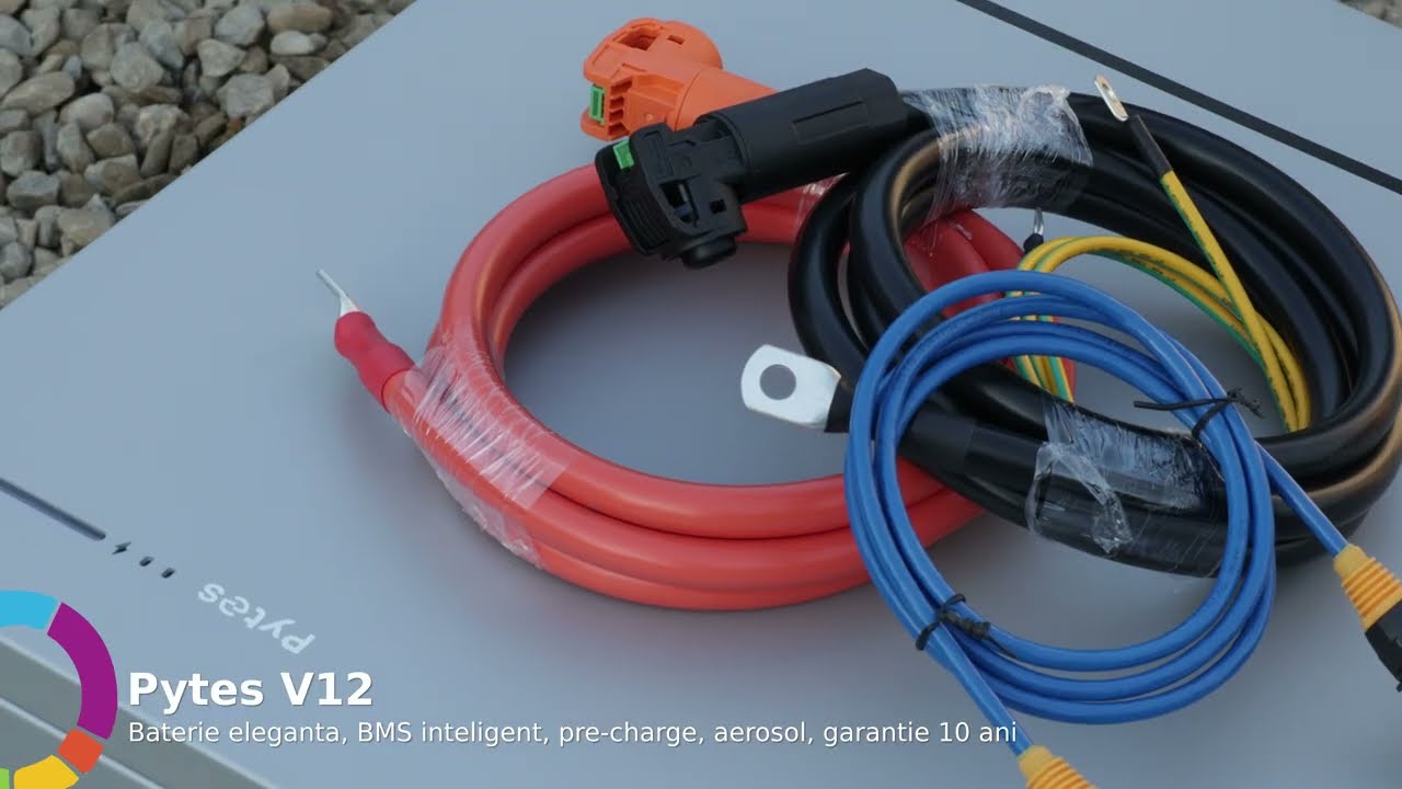 Pytes V12  - Baterie eleganta, BMS inteligent, pre-charge, aerosol, garantie 10 ani