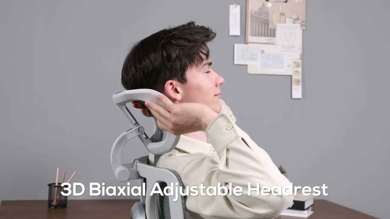 HBADA E3 AIR Scaun ergonomic, cu suport lombar dinamic pe 3 zone, tetieră 3D, cotiere 6D