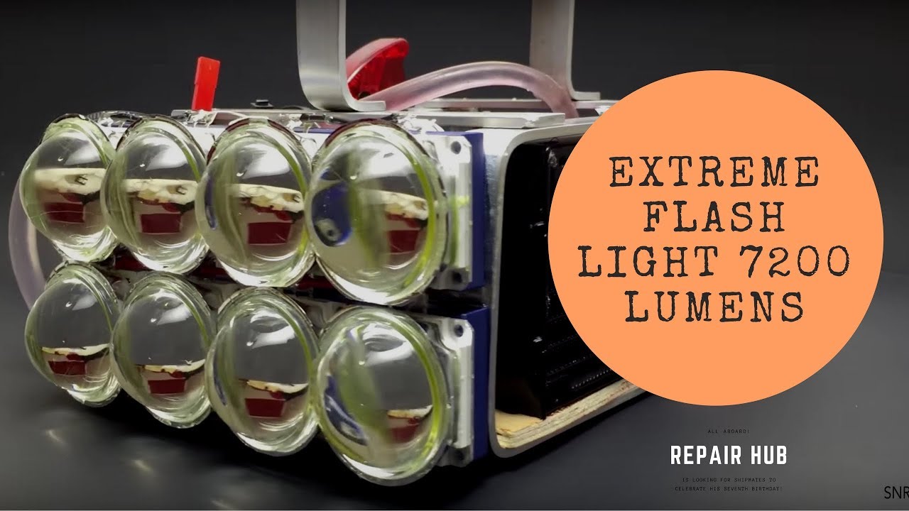 EXTREME LED FLASH LIGHT 7200 LUMENS
