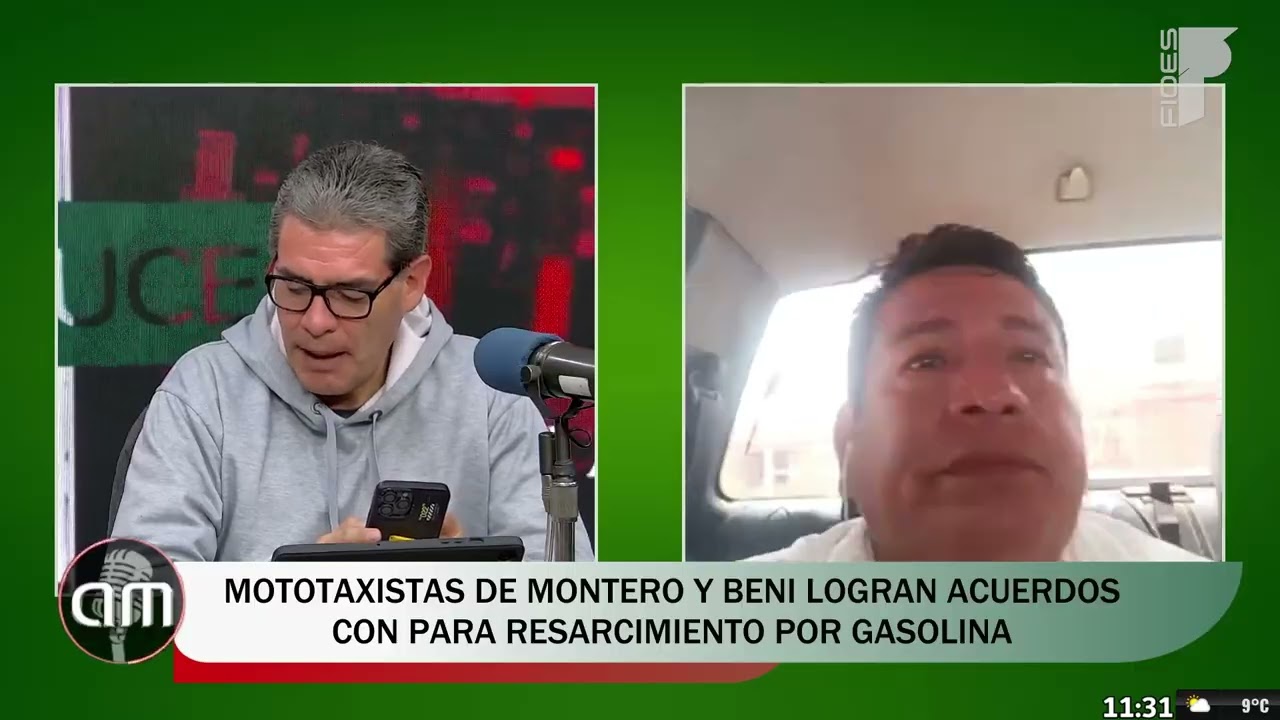 🟢 Mototaxistas de Montero y Beni logran acuerdos con para resarcimiento por gasolina |12.02.26|
