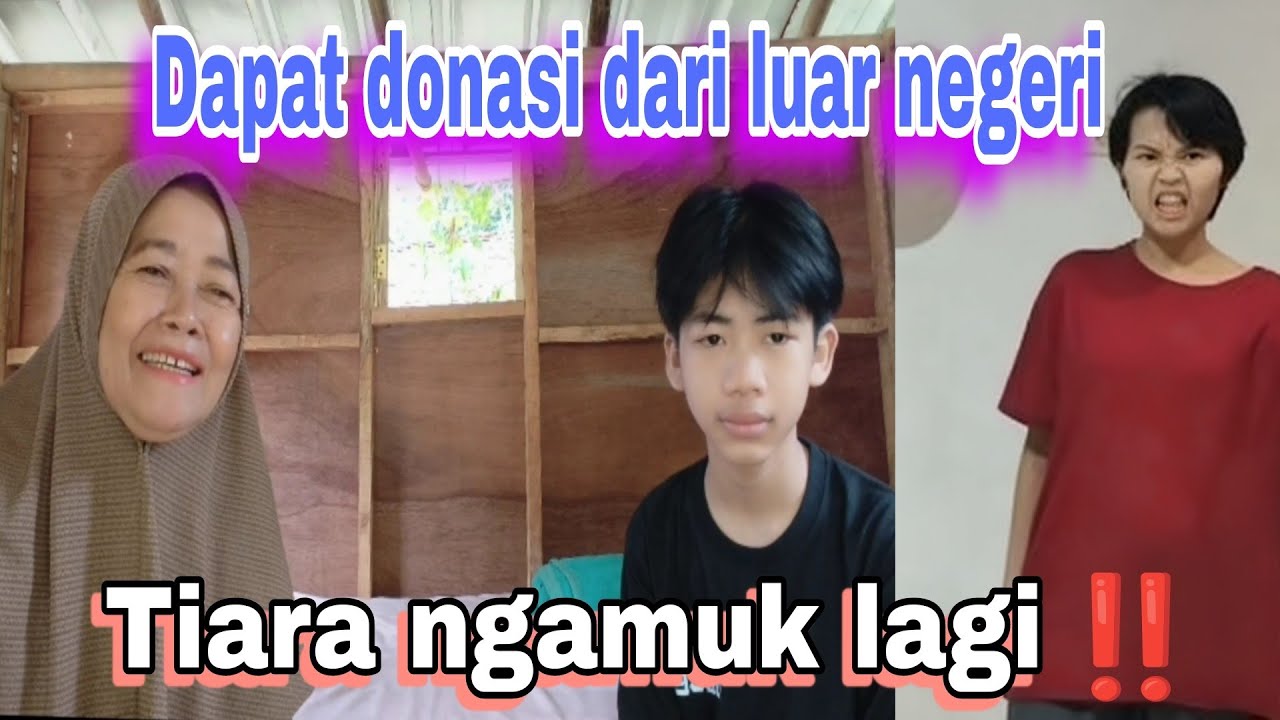 Tiara ngamuk lagi ⁉️ dapat Donasi dari Luar negeri ☺️🙏🏻 terima kasih #petualanganalamdesaku #desa 