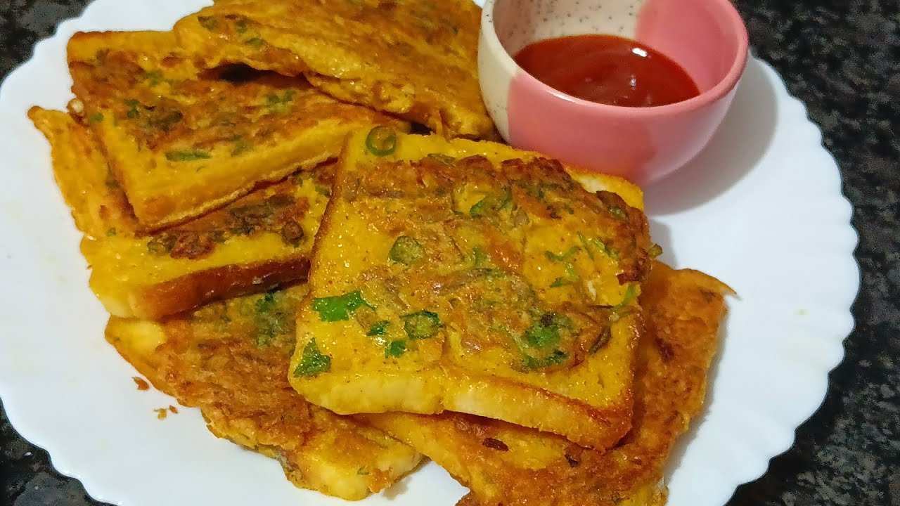 Crispy egg bread pakoda recipe | crispy egg breakfast recipe | egg bread pakoda 