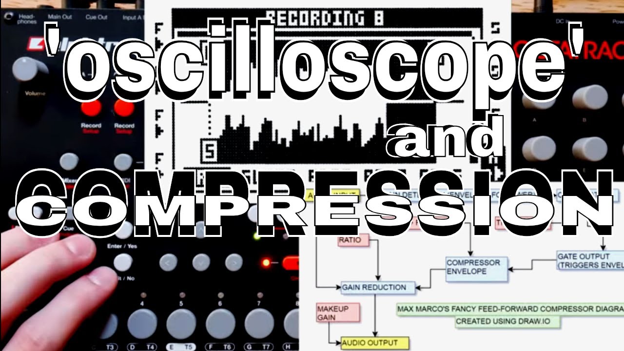 Octatrack: Compressor Detail, Master Track 'Oscilloscope'