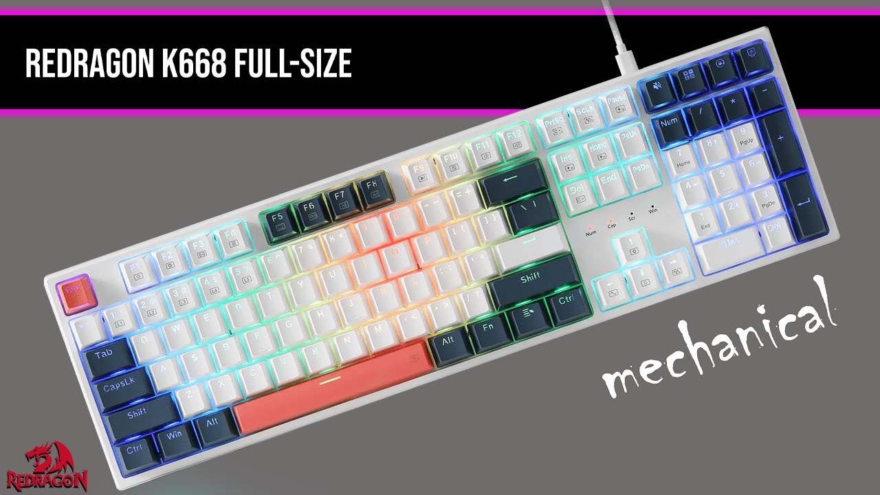 NEW Redragon K668 Mechanical Keyboard!
