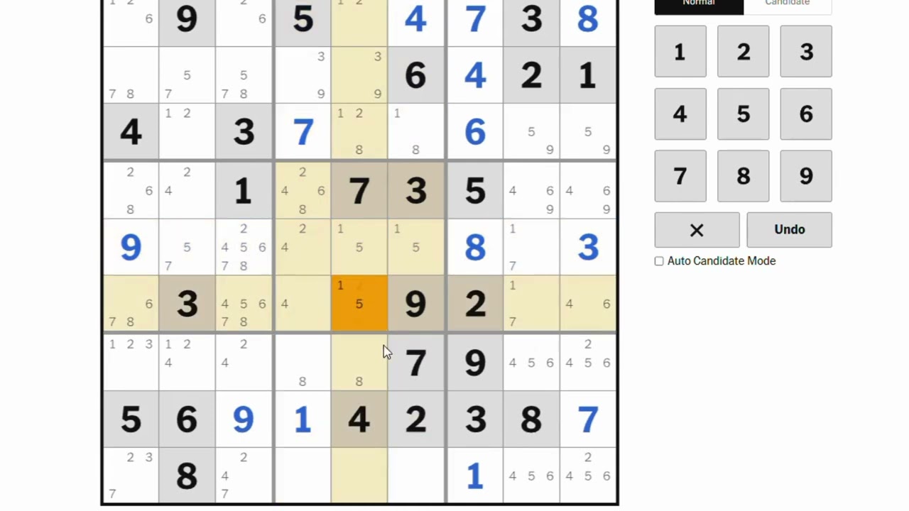Sudoku recording 20260226 │FM: New York Times - Level Hard #puzzle #sudoku #games #數獨