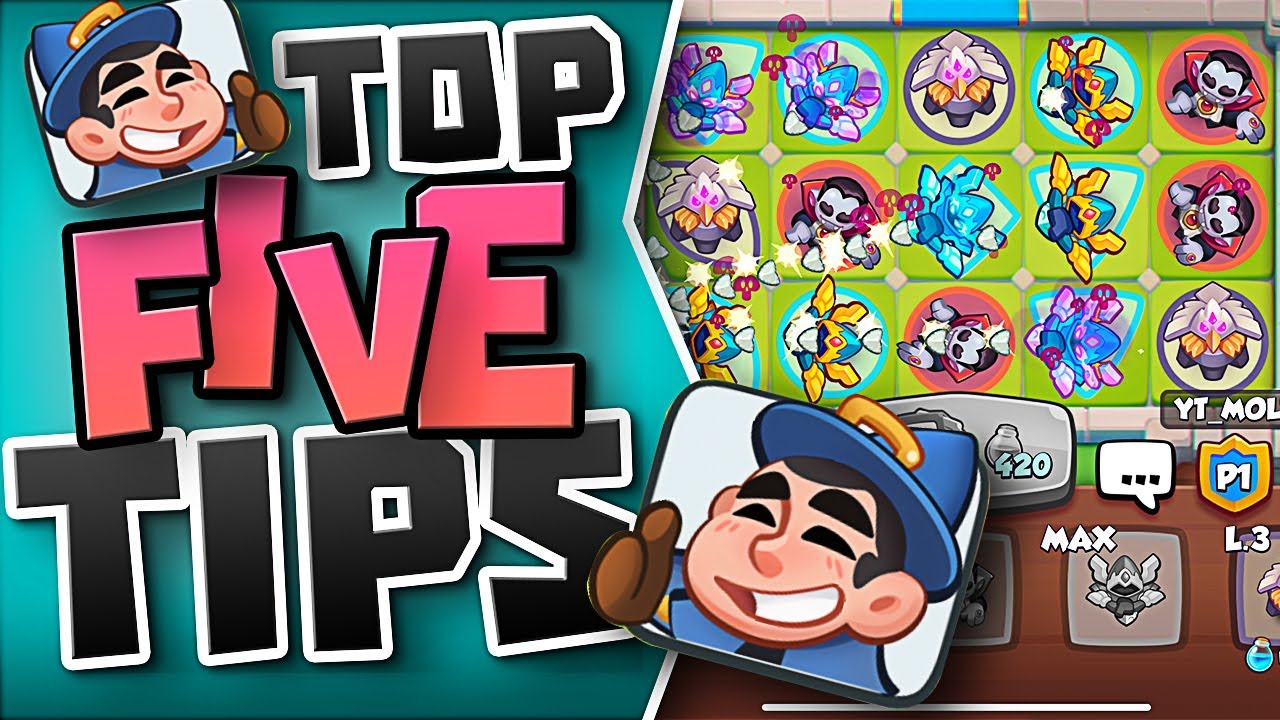 GET BETTER - TOP 5 TIPS FOR RUSH ROYALE