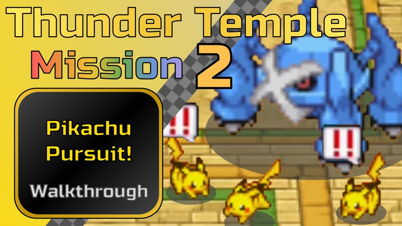 【 Pokemon Ranger Past Missions 100% Guide - VS Metagross 】| Thunder Temple Mission 2 (Guardian Signs