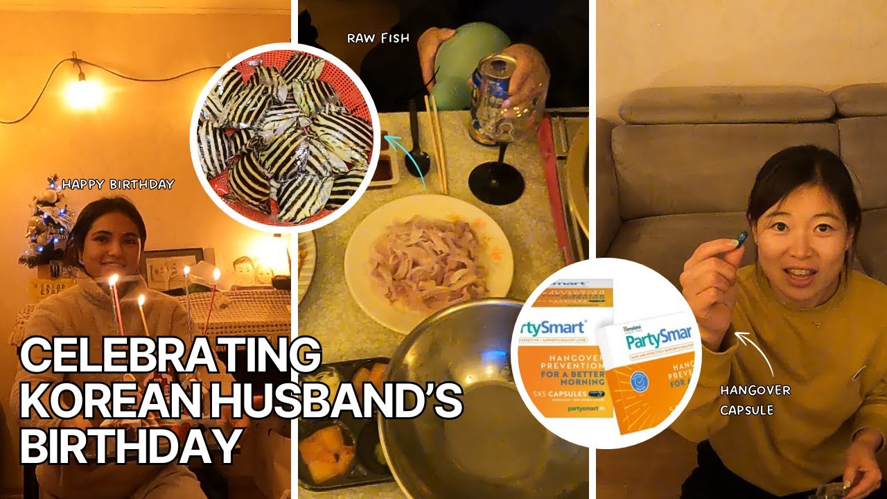 MY LOVE KOREAN HUSBAND'S BIRTHDAY CELEBRATION 🇮🇳💕🇰🇷