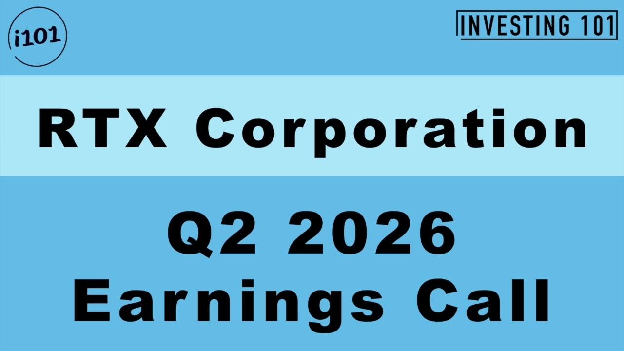 RTX Corporation Q2 2026 Earnings Call | Commercial Aerospace Backlog Drives Profit Beat