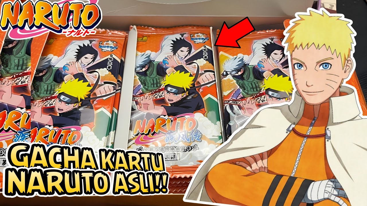 PERTAMA KALI AKU GACHA FISIK YAITU KARTU NARUTO KAYOU YANG LAGI VIRAL DI DUNIA SHINOBI semoga dapat