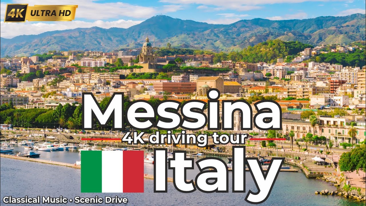 🇮🇹 Coastal Drive: Messina, Italy | Scenic 4K Driving Tour Through Sicily