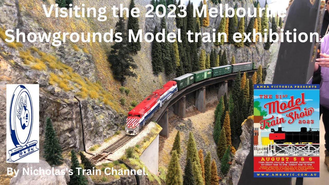 70. Visiting the 2023 Melbourne Showgrounds Model Railway Exhibition - AMRA Victoria. 06/08/2023.