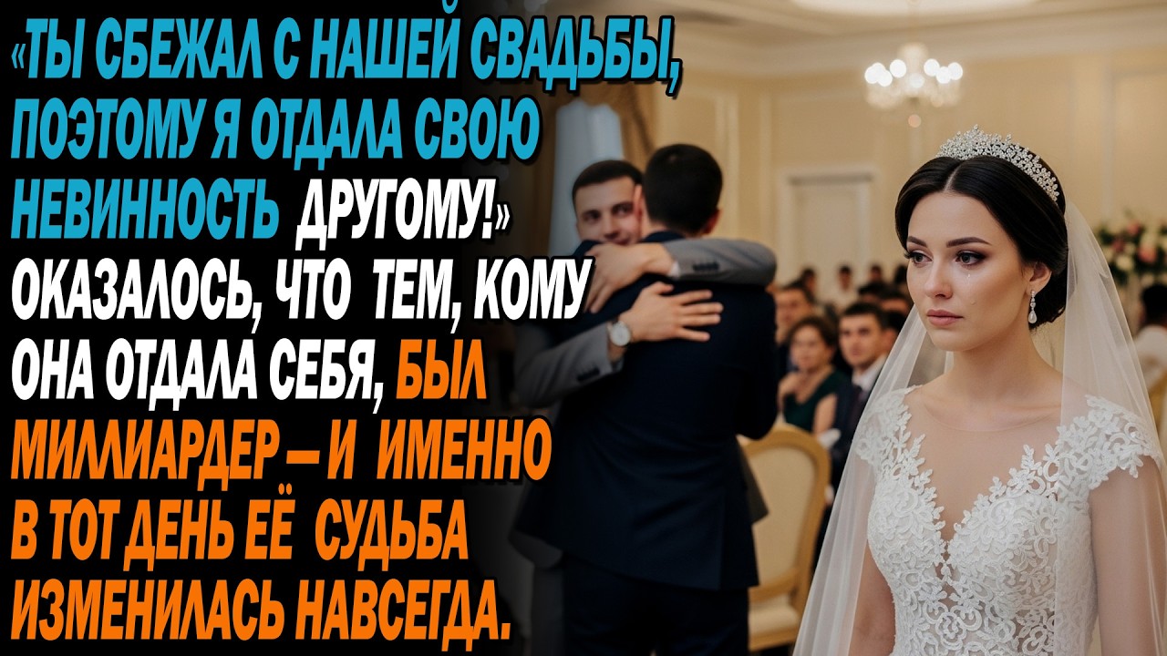 💒 Ты сбежал со свадьбы — я отдала невинность другому.💰 Им оказался миллиардер на одну ночь. 😱