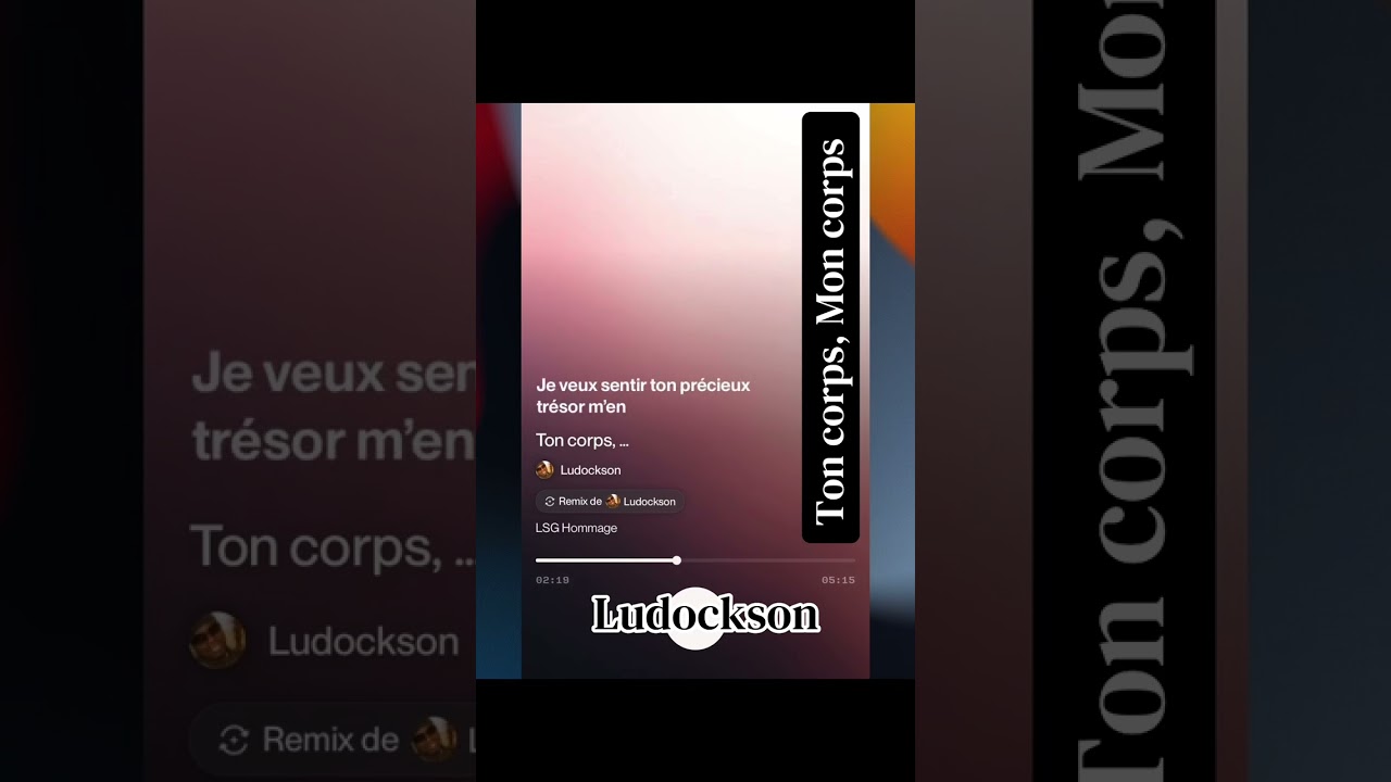 Ton corps , Mon corps 