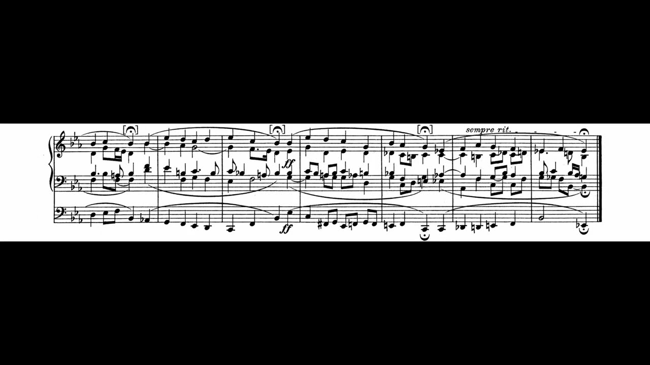 Max Reger - Dreißig kleine Choral-Vorspiele op. 135a [Score Video]