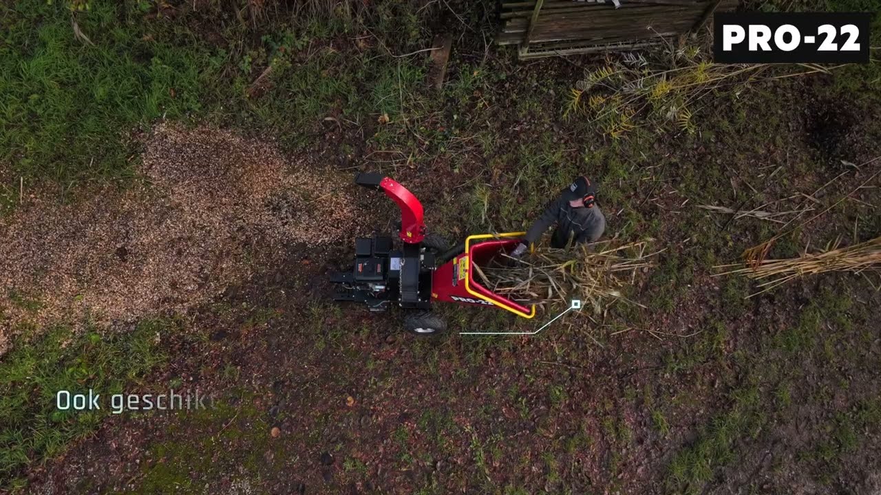 PRO-22 C4 Hakselaar - Benzine / Schijfhakselaar / Max. takdikte 100 mm