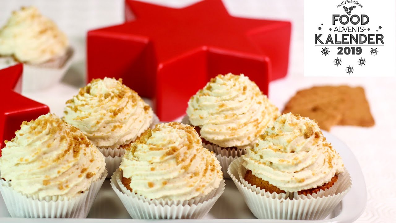 SPEKULATIUS CUPCAKES - #1 Foodadventskalender 2019