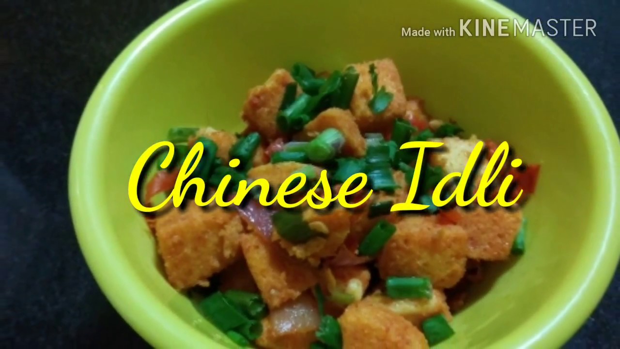 Chinese Idli: Idli with Chinese Twist