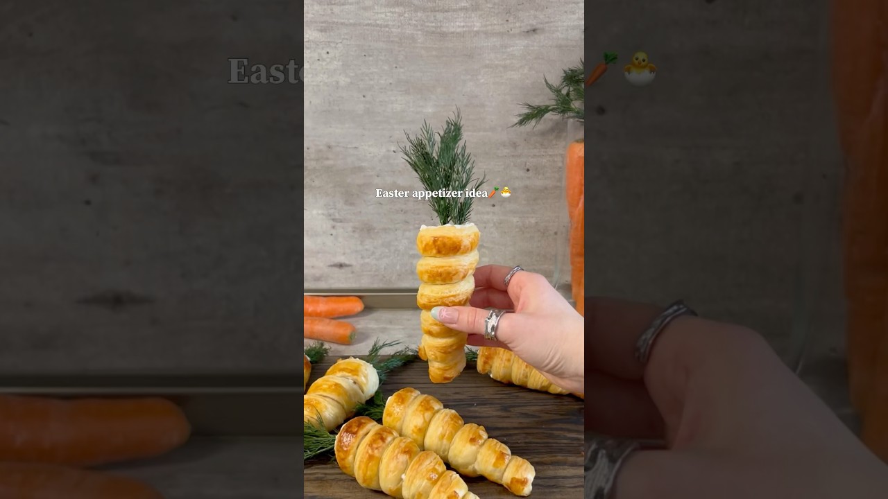 Easter appetizer idea🐣🥕 #easter #carrots #appetizer #recipes
