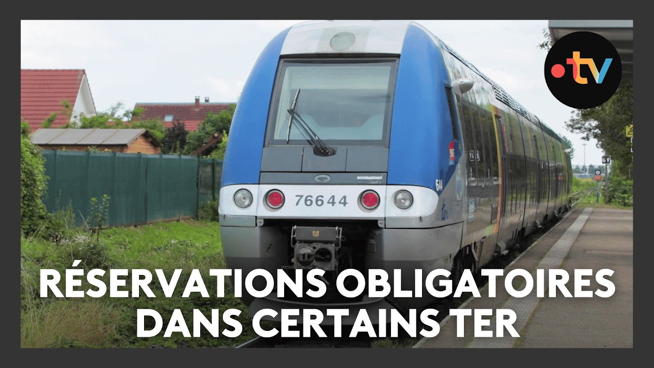 Réservation obligatoire dans les TER : 