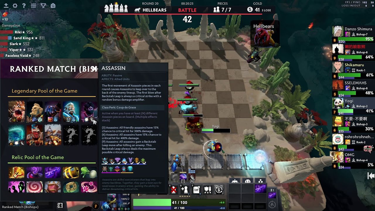 Assassins Felt Strong… Until They Didn’t? | Dota 2 Arcade Auto Chess Season 41