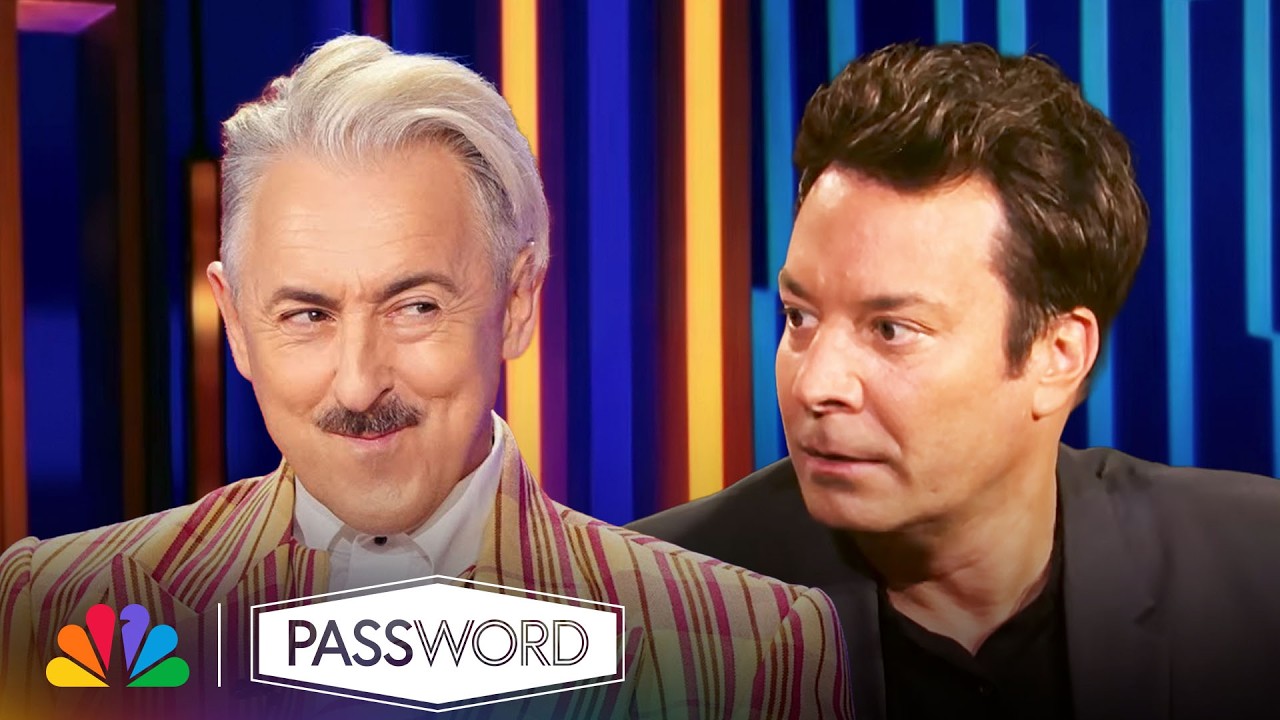 Alan Cumming and Jimmy Fallon Have a WICKED Good Time | Password | NBC
