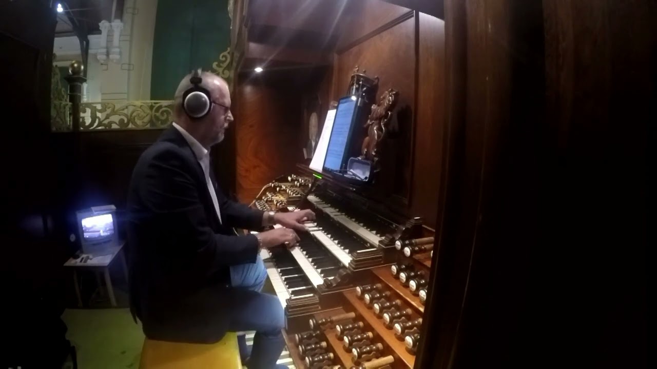 Inleidend orgelspel - Psalm 51 Martin Mans - Nieuwe Kerk Katwijk aan zee