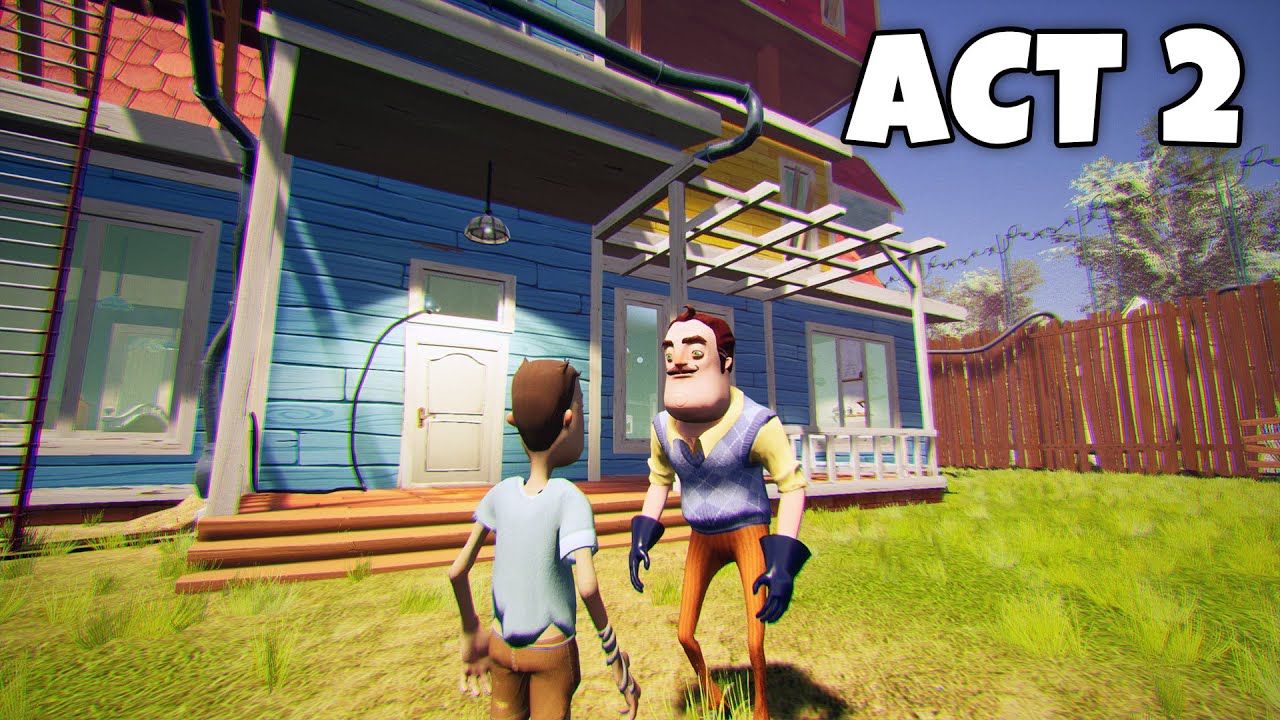 Hello Neighbor ACT 2 in Old Style Gameplay