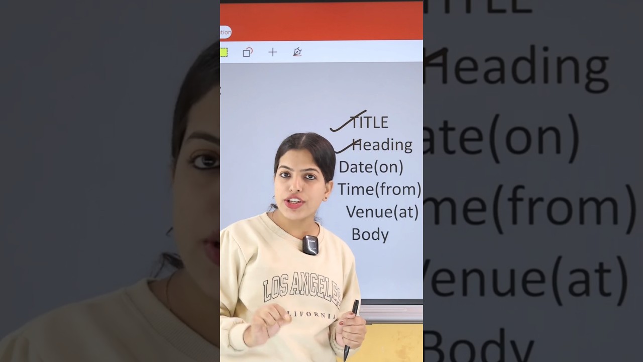 Notice Writing Format | Boards exams | English paper 2025 ICSE/ISC #exam #boardexams #noticewriting