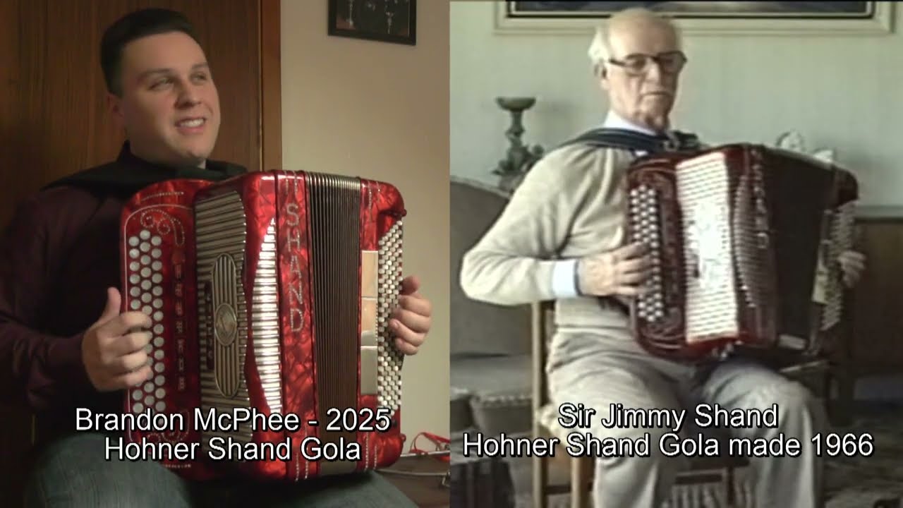 Brandon McPhee and Sir Jimmy Shand  -  Scottish Accordion #scottish #folkmusic  #scottishfold 