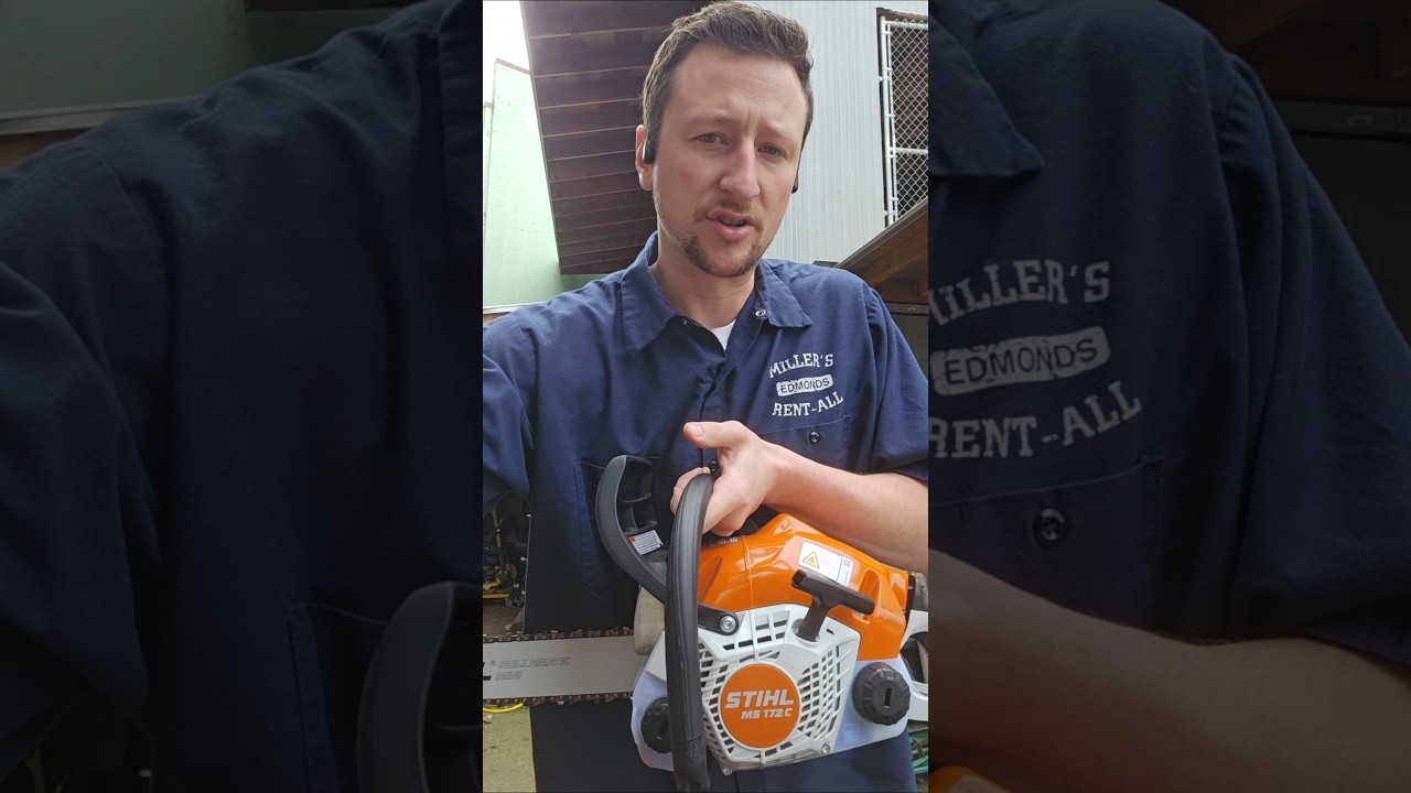 Новая бензопила MS 172c #stihl #образовательные #бензопилы #инструменты #какэтосделать #оборудование