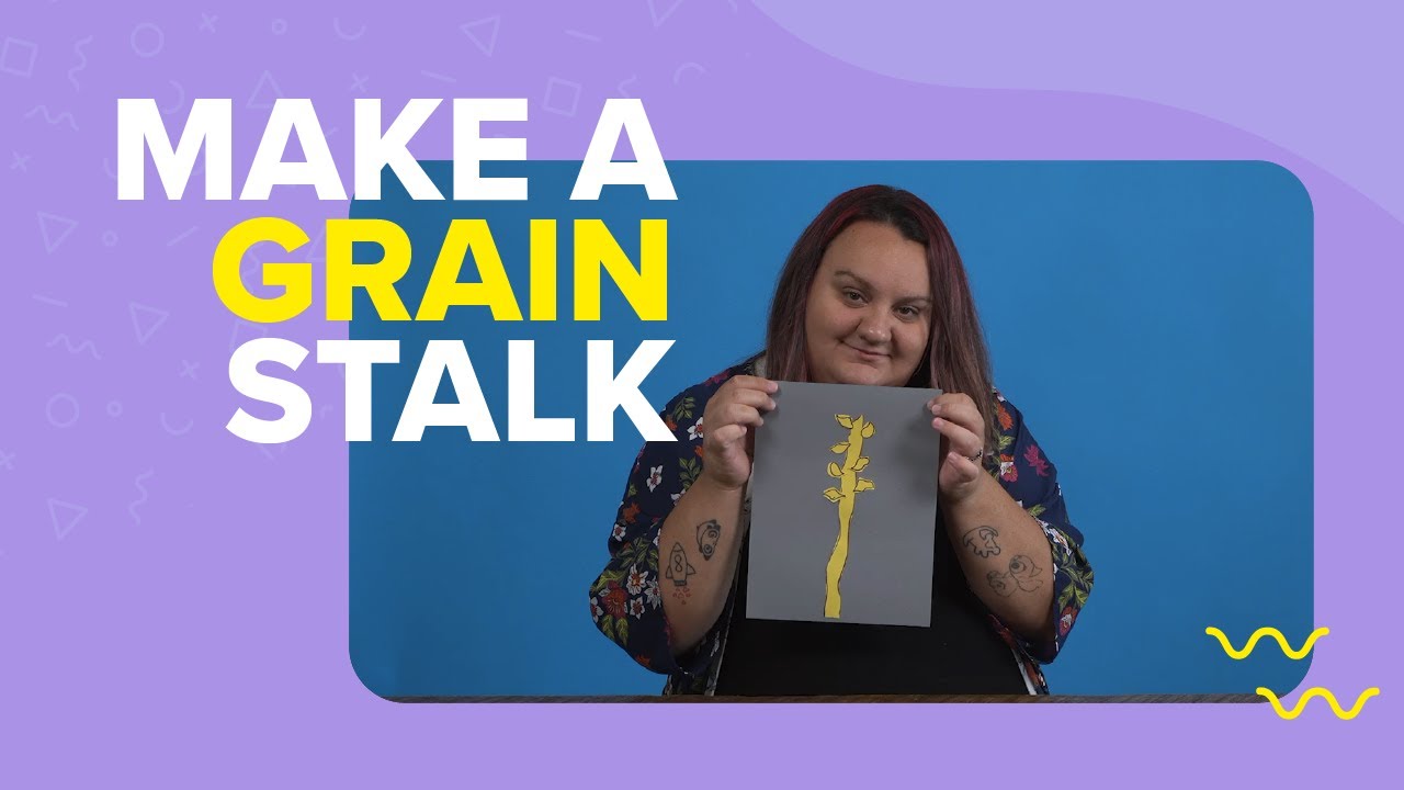 🌾 MAKE A GRAIN STALK! | Vintage Kids Craft Time