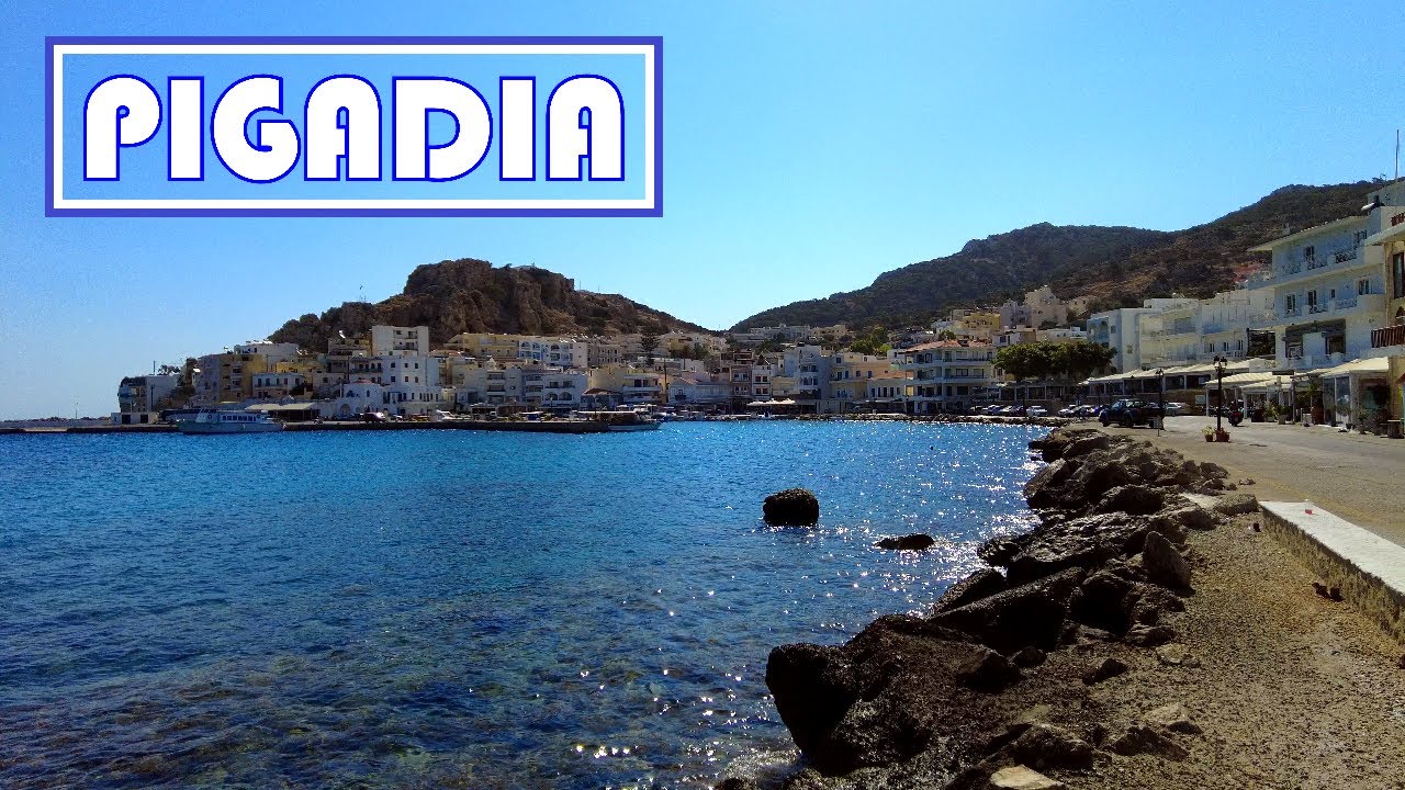 Karpathos, Greece | Pigadia ▶ Beach, Port and Town ▶ In 4K