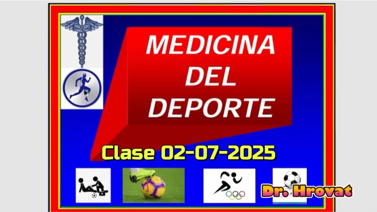 MEDICINA DEL DEPORTE, concepto y generalidades, Dr. Hrovat #football #deporte #medicina #clase